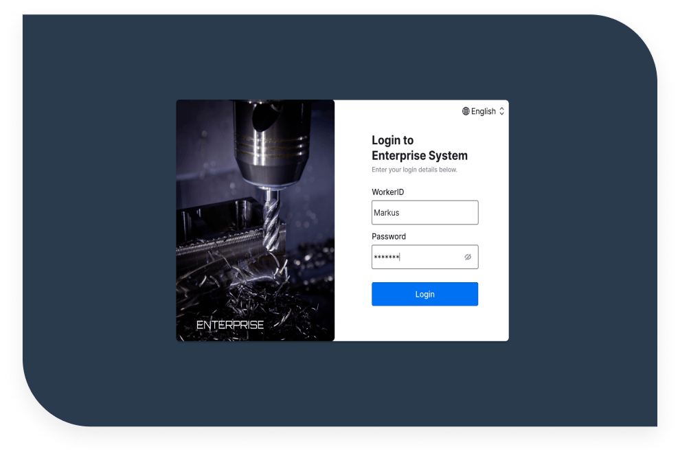 Enterprise Software Screen 1